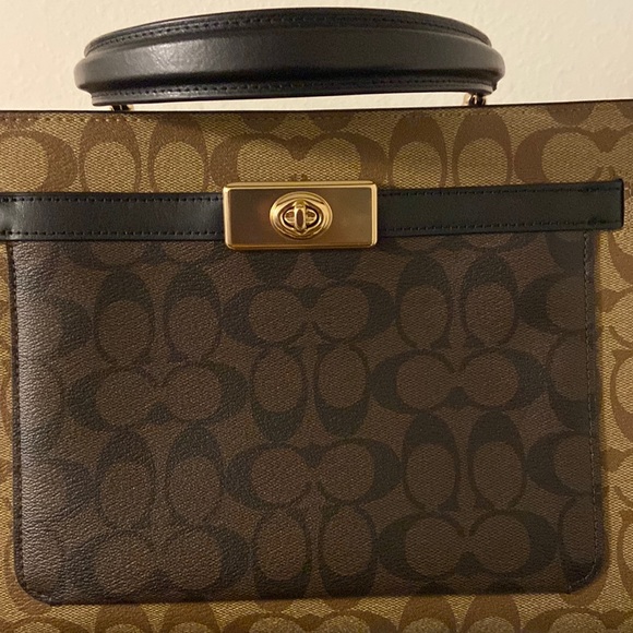 Coach Handbags - Coach brown and cream bag